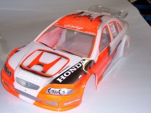 0005 - Honda Accord - Delta Plastik 1:5 Lexan klar