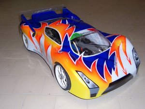 0128 - HR03 - Delta Plastik 1:8 Lexan klar 1,0mm