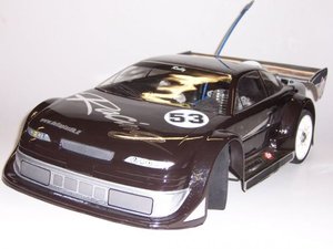 0139 - Calibra - Delta Plastik 1:8 Lexan klar 1,0mm