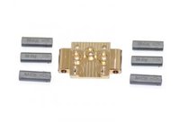 500250 Front bulkhead brass SRX2