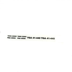 1401-007 Aufkleber für LKW TGA 41.440 MAGOM