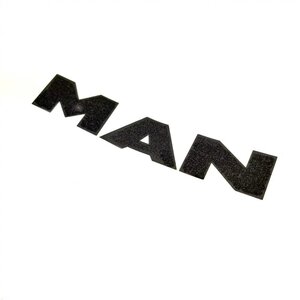1401-008 MAN logo 85 mm Schwarz NAGOM