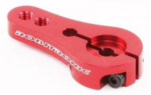 R17020R - Aluminium Servo Arm 23Z (Kurz) Rot - Robitronic