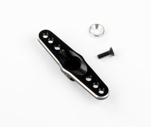R17026 - Aluminium Servo Arm 23 Z. doppel (leicht) Schwarz - Robitronic