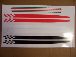 FTDEC500-3 Decal New 500 1:10 - Delta Plastik