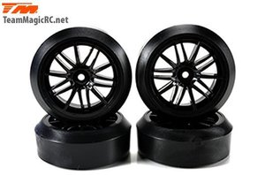 KF7624BKS - 1/10 Drift - montiert - 15-Spoke Felgen - 12mm Hex - Soft