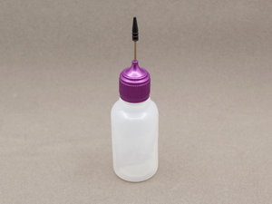 AC-001-TB 20CC Oil Bottle With Needle Cap (Tamiya Blue) - PPM