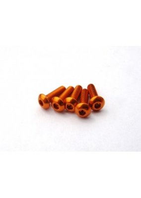 HS-69637 HIRO SEIKO ALLOY HEX SOCKET BUTTON HEAD SCREW M3X10 [ORANGE]