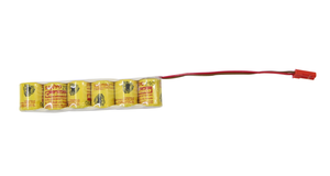 148210 Akku NC 7,2V 110mAh JR 6x1-3AA quer - JAMARA