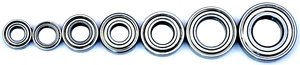 79802 - Kugellager (ZZ) 2,0 x 6,0 x 2,5 mm - MULDENTAL ELEKTRONIK