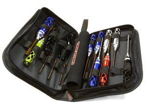 14pcs Competition Tool Set mit Carrying Bag for 1/10 Touring Car C26097