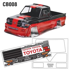 TC-CB008 Team C LC70 Clear Lexan 1/10 Crawler Body For 313mm Chassis Lexan klar