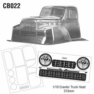TC-CB022 Team C 1/10 Crawler Truck Head 313MM