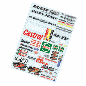 TC904 Team C 1/10 Castrol Decal Sticker A4