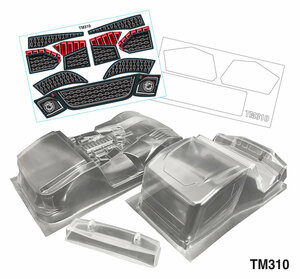 TM310 - TeamC Mini Truck body 210mm - Unpainted