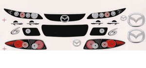 DEC331 - Decal MAZDASPEED 6 / Delta Plastik 1:10