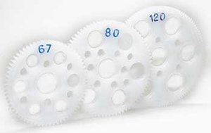 RW64S120 - Hauptzahnrad gefräst 64dp 120Z - ROBITRONIC