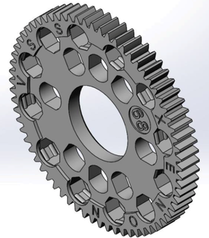 XE-G64-5076 - Xenon VSS EX Spur Gear 64P 76T