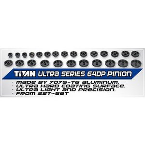 56043U - 64dp 43T Aluminum Pinion /Ultra Series