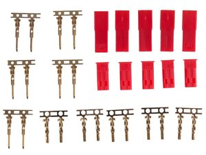 TU3002-5 RT BEC-Stecker und Buchse Gold (5) Female und Male RC
