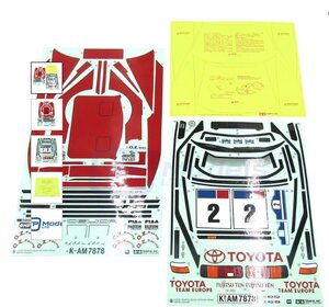19490082 Tamiya Aufkleber / Sticker Toyota Celica GT-Four