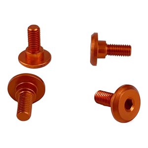 1UP-80252 - 1up Racing Servo Mounting Screws Orange – 6mm Thread (4pcs)