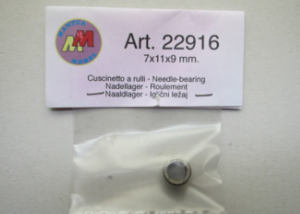 22916 Rollenlager 7x11x9 Space Europa, Schwarz, Schwarz Eins MANTUA MODEL