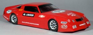 275 - 1/10 IROC Camaro - 200mm breit LEXAN klar thicknesses: .025 light - MC ALLISTER