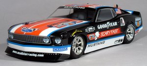 286 - 1969 MUSTANG VTA oder Straße Stock body 200mm thicknesses: .030 Standard LEXAN KLAR