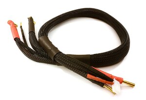 2S High Current Charge-Balance Cable mit 5mm Bullets Pack Side, 10AWG Wire L=61cm C28377