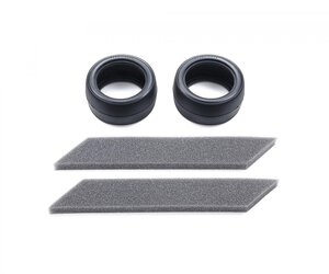 300050547 1:10 Reifen (2) Slick 30mm breit (Bauk.) - Tamiya