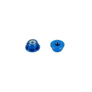 30020021 M2 Aluminum Nylon Nut with Flange - Team Titan