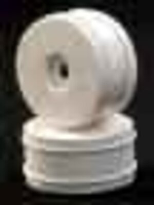 3300 Jconcepts Mono 1:10 2WD J82 Front Wheel in White - Package of 2