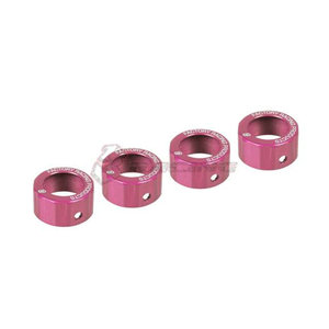 3Racing 7075 Alu Oil Shock Upper Cover (4 Stk.) für Sakura XI - 3R-SAK-X28C