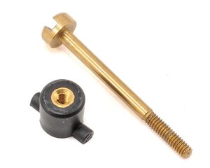 61089 Hot Bodies DIFF SCREW M2X27MM TITANIUM COATED AND NUT SET