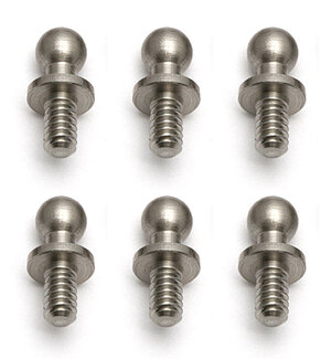 6276 Team Associated Ballstuds, .20 in, silver