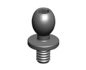 66401016 4.8mmx3mm Kugelzapfen