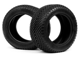 67905 - HB KHAOS TIRE (Red/Truggy/2pcs)