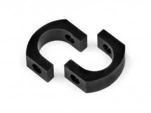 68822 - POM CUP JOINT ADAPTER (2mmHOLE/BLACK/2pcs)