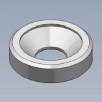 UNTERLEGSCHEIBE ALUMINIUM FÜR SENKKOPFSCHRAUBE 900003