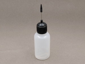 AC-001-BK 20CC Oil Bottle With Needle Cap (Black) - PPM