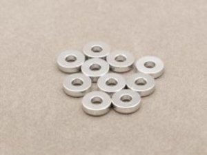 AC-002-S 3x7.8x2mm Aluminium Shim (Silver) - PPM