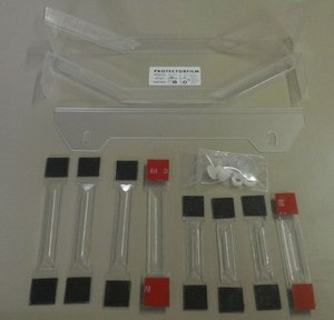 AEROKITSPO1-8 1:8 AERO KIT + SPOILER - Delta Plastik Lexan klar