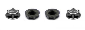 AM030005G Alu 1/8th Wheel Nuts Closed End / Lightweight (Gray) ARROWMAX