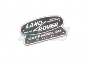 AT018 WOOW RC Land Rover Rear Metallic Badge (D90) - Aluminium for Boom Racing D90 Chassis