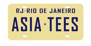 ATees Realistic Brazil Licence Plate (ASIATEES) For RC Cars - ATG10321