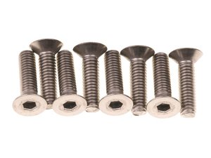 B0748T Mugen 4x15mm SJG Titanium Flat Head Screws