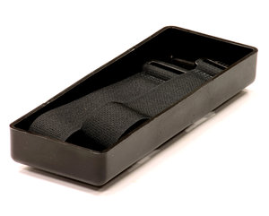 BATTERY TRAY MIT STRAP FOR STANDARD SIZE HARD CASE LIPO ON 1/8 & 1/10 VEHICLES C23944 - INTEGY