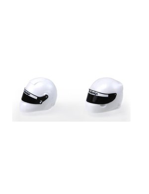 BDF1-HLM-C - Bittydesign White Plastic Helmet Type-C (universal)