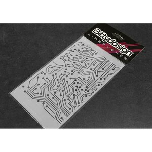 BDSTC-013 Bittydesign Vinyl Stencil - Electronic Circuit